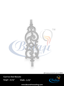 Rejilla Moderna de Hierro Fundido y Aluminio para Ventana, Resistente a la Oxidación, Moldeada en Arena, Superficie Pulida, Montaje en Suelo, Balcón, Decorativa, Sin Marco, 5 Años - Product Image 4