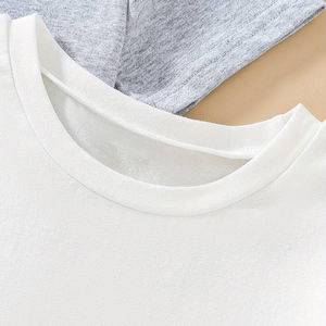 Logotipo personalizado de impresión de manga corta al por mayor niñas entrenamiento transpirable camiseta niñas logotipos personalizados camiseta - Product Image 3