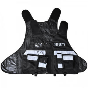 Gilets de sécurité haute visibilité logo personnalisé veste réfléchissante gilet de sécurité en coton noir pour femmes gilet de sécurité - Product Image 5