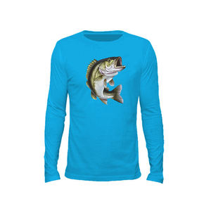 Camiseta de Pesca de Manga Larga de Poliéster/Algodón Sublimada Personalizada, de Secado Rápido, Transpirable, Resistente al Viento, con Protección Solar UPF 50+, Talla Grande - Product Image 5