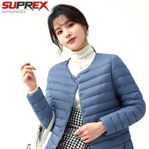 Custom <b>Womens</b> Lightweight Puffer <b>Jacket</b> Slim Fit Quilted Winter Coat Warm Insulated Windproof Casual Outdoor Fashion Stand - Product Image 6