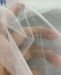 YX1142 22gsm tela de Organza mate rígida endurecida <span class=keywords><strong>100</strong></span> tela de Organza blanca tejida de poliéster <span class=keywords><strong>2</strong></span> yardas de alta calidad - Product Image 5