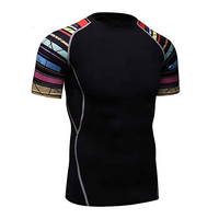 Rashguard pour homme respirant anti-UV à manches longues pour le surf, en Spandex/Polyester, maillot de bain de plage pour homme