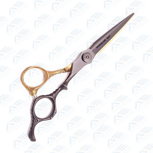 Professional Barber Hair <b>Scissors</b> Stainless Steel <b>Mustache</b> Beard Trimming Grooming Gears Hair <b>Scissors</b> Beauty Instrument - Product Image 4
