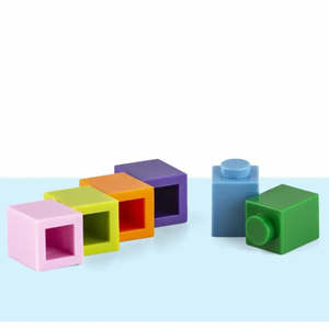 For LEGO 1X1 Building <b>Blocks</b> Sets 50pcs <b>Plastic</b> Construction Toy for 5 to 7 Years Electronic Toy Packaging Included - Product Image 4