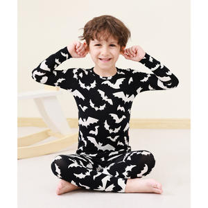 Pyjama en bambou pour tout-petits BatBrew, tissu jersey respirant - Product Image 3