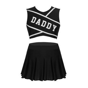 Light Weight Solid Color Customizable Women's Cheerleading Uniform Premium Quality Breathable Adult OEM Service - Product Image 1