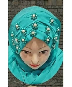 Abaya de luxe ouvert en satin perlé de style Dubai pour femmes avec robe de jilbab classique élégante - Product Image 1