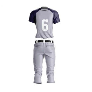 Uniforme de béisbol de calidad Premium DE ALTO fabricante 100% poliéster secado rápido personalizable hombres adultos deportes al aire libre conjuntos - Product Image 2