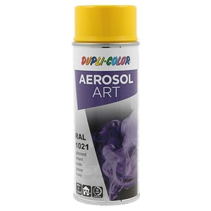 DUPLI-COLOR 400 ml Aérosol Peinture Artistique Colorée en Spray Jaune Colza Brillant (RAL 1021) Fournitures d'Artisanat - Product Image 1