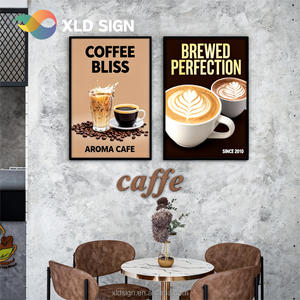 Trong nhà tiết kiệm năng lượng quảng cáo <span class=keywords><strong>LED</strong></span> Slim Hộp đèn nhôm & Kính cường lực bảng điều chỉnh hình chữ nhật với Poster - Product Image 3