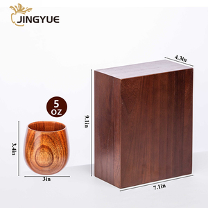 Juego de Vasos de Whisky de Madera Quemada Estilo Antiguo, Vasos de <span class=keywords><strong>Vino</strong></span> Reutilizables Gruesos, Cubitos de Hielo de Acero Inoxidable para Cumpleaños y Navidad - Product Image 2