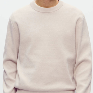 Pull en maille léger à poignets élastiques de luxe essentiel pour homme, coupe décontractée confortable, vêtement chaud pour tous les jours, pull pour homme - Product Image 1