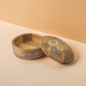 กล่องเก็บโรติทำจากไม้มะม่วงปลอดภัยภาชนะใส่ขนมปังสำหรับห้องครัวเป็นมิตรกับสิ่งแวดล้อมและการออกแบบที่หรูหรา - Product Image 2