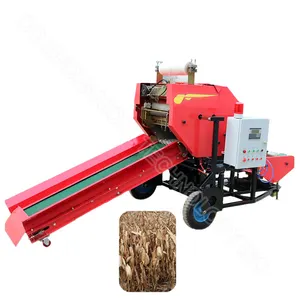 Baling round full automatic silage machine hay cutter and baler for 20hp tractor