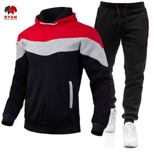 Survêtement sur mesure pour homme, style pull, col roulé avec logo personnalisé, conception ODM, design de panneau - Product Image 1
