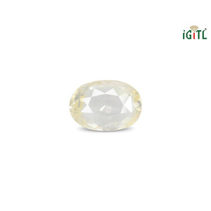 Saphir Jaune Naturel (Pukhraj) - Pierre Précieuse Facettée Taille Émeraude de 3 Carats - Product Image 1