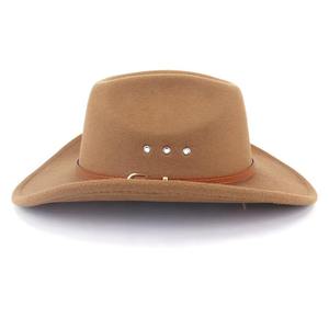 Sombreros Vaqueros Unisex de Fieltro con Orificios Laterales para Ventilación, Estilo Fedora, Venta al por Mayor, para Eventos Casuales, Negocios, Deportes, Fiestas, Viajes, con Cinturón Incluido - Product Image 2