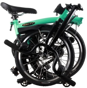 Bicicleta plegable de la mejor calidad, freno de disco de 9 velocidades de 20 pulgadas, plegable - Product Image 2