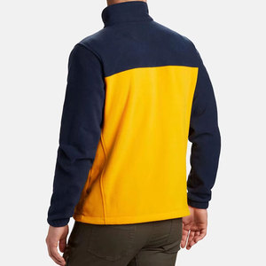 Chaqueta de Forro Polar Personalizada para Hombre en Varios Colores |   Ropa Deportiva de Alto Rendimiento de Dos Tonos de 240 g, Capa Intermedia OEM Elite con Logotipo Bordado en la Parte Delantera - Product Image 4