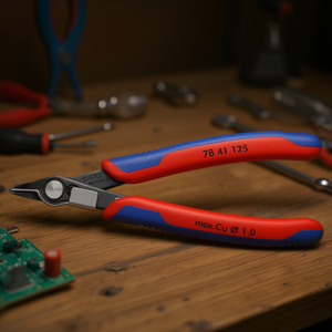 คีมตัดอเนกประสงค์ Knipex Electronic Super Knips ด้ามจับขัดเงา พร้อมด้ามจับหลายส่วนประกอบ ผลิตจากเหล็กกล้าพิเศษเคลือบน้ำมัน หัวแคบ - Product Image 3