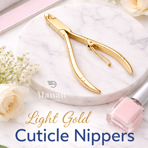 Coupe-cuticules professionnel en acier inoxydable à lame incurvée dorée, 6 mm, pour manucure et pédicure, outil de coupe des ongles, logo OEM - Product Image 5