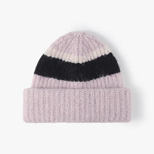 Gorro de Punto de Algodón Unisex Personalizado con Logotipo Bordado de Primera Calidad, Gorro de Invierno Cálido para Deportes Diarios - Product Image 1