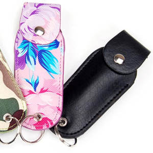 ซองใส่สเปรย์พริกหนังสีตามสั่ง พร้อมพวงกุญแจ ปิดด้วยกระดุมแป๊ก สำหรับใส่สเปรย์ป้องกันตัว ใช้สำหรับขายส่งเพื่อการส่งเสริมการขาย - Product Image 3