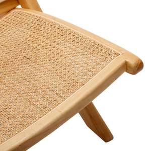 Modern Style Natural Rattan <b>Garden</b> <b>Folding</b> <b>Chair</b> for Easy Placement in Park or Living Room - Product Image 4