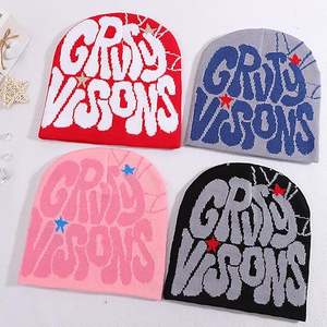 Gorro de punto de tendencia, gorros con logotipo personalizado, gorros de calavera de punto al por mayor, proveedor de bordado de invierno cálido y barato - Product Image 3