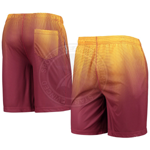 Shorts de football unisexes personnalisés imprimés numériquement, nouveau design, teints et lavés, en polyester 280g durable, service OEM en gros - Product Image 1