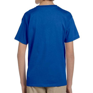 T-shirts de base vierges unis à manches courtes-Toutes les couleurs Youth Core Cotton Navy Blow Medium Classic Tee-Shirt pour hommes - Product Image 6
