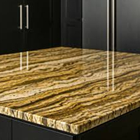 Granite d'Alaska doré de luxe pour cuisines modernes, salles de bain, salons et espaces commerciaux, durable