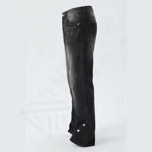 Nueva Llegada OEM Pantalones Vaqueros de Verano para Hombre con Diseño Único Estilo Urbano Alta Calidad Venta al por Mayor Proveedor a Granel - Product Image 3