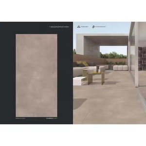 Losa para pared de suelo de encimera Crema antigua 1200x2400x9mm mármol ultrafino gran formato libro partido 120x240 cm azulejos de porcelana - Product Image 2