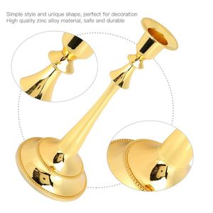 Fabricante de fábrica, candelabro moderno, candelabros decorativos para bodas, candelabros de Metal de lujo en Color dorado - Product Image 4