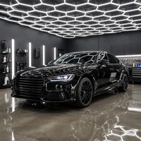 Lámpara Profesional Impermeable Tipo Panal para Lavado de Autos, Iluminación sin Sombras para Talleres de Detallado y Estética Automotriz - 1