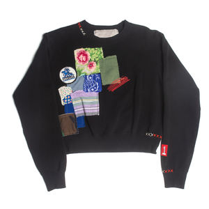 Sudadera con Capucha de Algodón de Alta Calidad con Cierre y Bordado de Parches, Corte Holgado para Marcas de Moda, Pedidos al por Mayor - Product Image 1