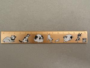 Prix finesse Qualité exceptionnelle Fournitures de dessin Construction Wabisabi Cat Lover Règle de mesure métrique - Product Image 6