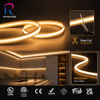 UL ETL Free Cut Cob Strip 528LEDs/m Flex Led Strip Light DC24V 8mm Cuttable Led Light Strip 6000K Soft 13W ETL pour DIY LIGHTS