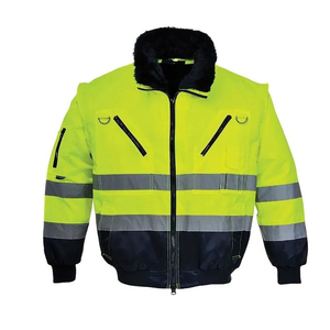 เสื้อกั๊กนิรภัยสะท้อนแสงเสื้อผ้าทำงานก่อสร้าง ANSI Class 1กันน้ำโลโก้ออกแบบได้ตามต้องการ - Product Image 2