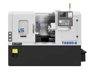 TX600-6 tourelle servo chinoise DAS/tour à tourelle vivante fraiseuse universelle CNC avec contre-pointe pour le traitement des pièces