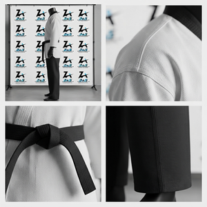 Uniforme de Judo Personalizado OEM ODM de Alta Calidad, Transpirable, de Secado Rápido, Spandex/Poliéster, Uniforme de Entrenamiento de Artes Marciales - Product Image 4