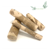 L'usine fournit directement du bois de java en bois de caféier fort naturel/bâton dentaire pour chien/bâton à mâcher en bois de café véritable fabriqué au Vietnam