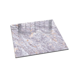 กระเบื้องพอร์ซเลนขัดเงาขนาด600x600มม. กระเบื้องปูพื้นสีน้ำตาลมันวาวดีไซน์ทันสมัยคุณภาพสูงสำหรับโรงแรมคลาสสิก - Product Image 1