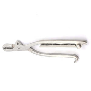 Fórceps de sujeción de hueso LAMBOTTE, mordaza ajustable de 255 mm y 10 "con ancho de fijación de rosca, fórceps quirúrgicos no estériles de 11 mm - Product Image 3