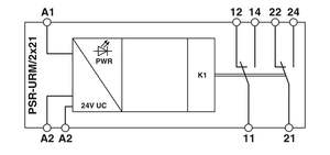 PSR-SCF- 24UC/URM/2X21 - Relé de acoplamiento - Product Image 2