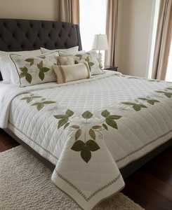 Juego de Edredón de Lujo de Algodón Orgánico Bordado Ecológico Personalizable para Todas las Estaciones, 400 Hilos, Densidad de Tela 200x200 - Product Image 2