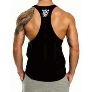 Custom Men Cotton Stringer Tank <b>Top</b> Printed Gym Vest Fitness Singlet for Bodybuilding & Workout - Product Image 4