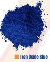 Oxyde de fer bleu pigment peinture revêtement ciment brique acier couleur avec bleu inorganique colorant poudre